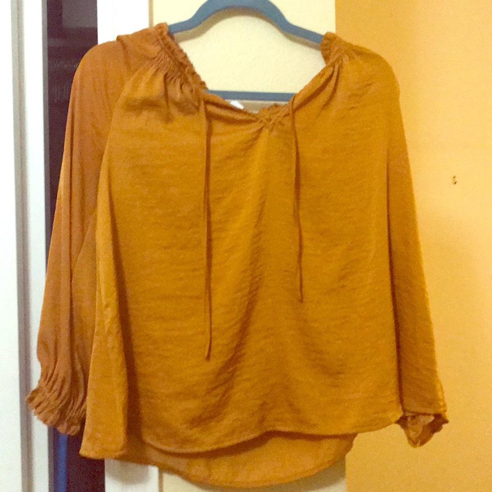 Gold blouse